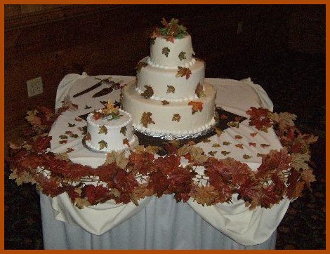fondant wedding cakes. the Wedding cake is a dummy